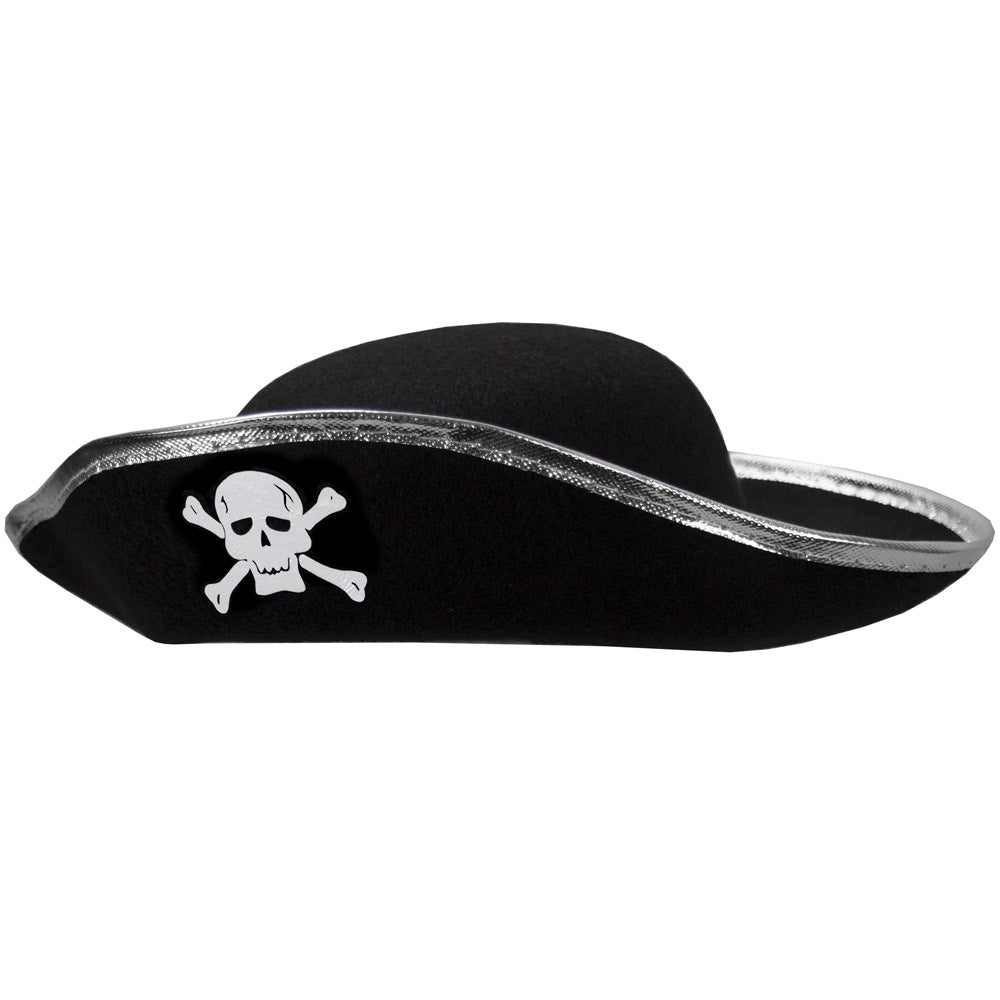 Hard Shell Tricorne Pirate Hat