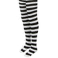 Kids Costume Tights - Black & White Stripes