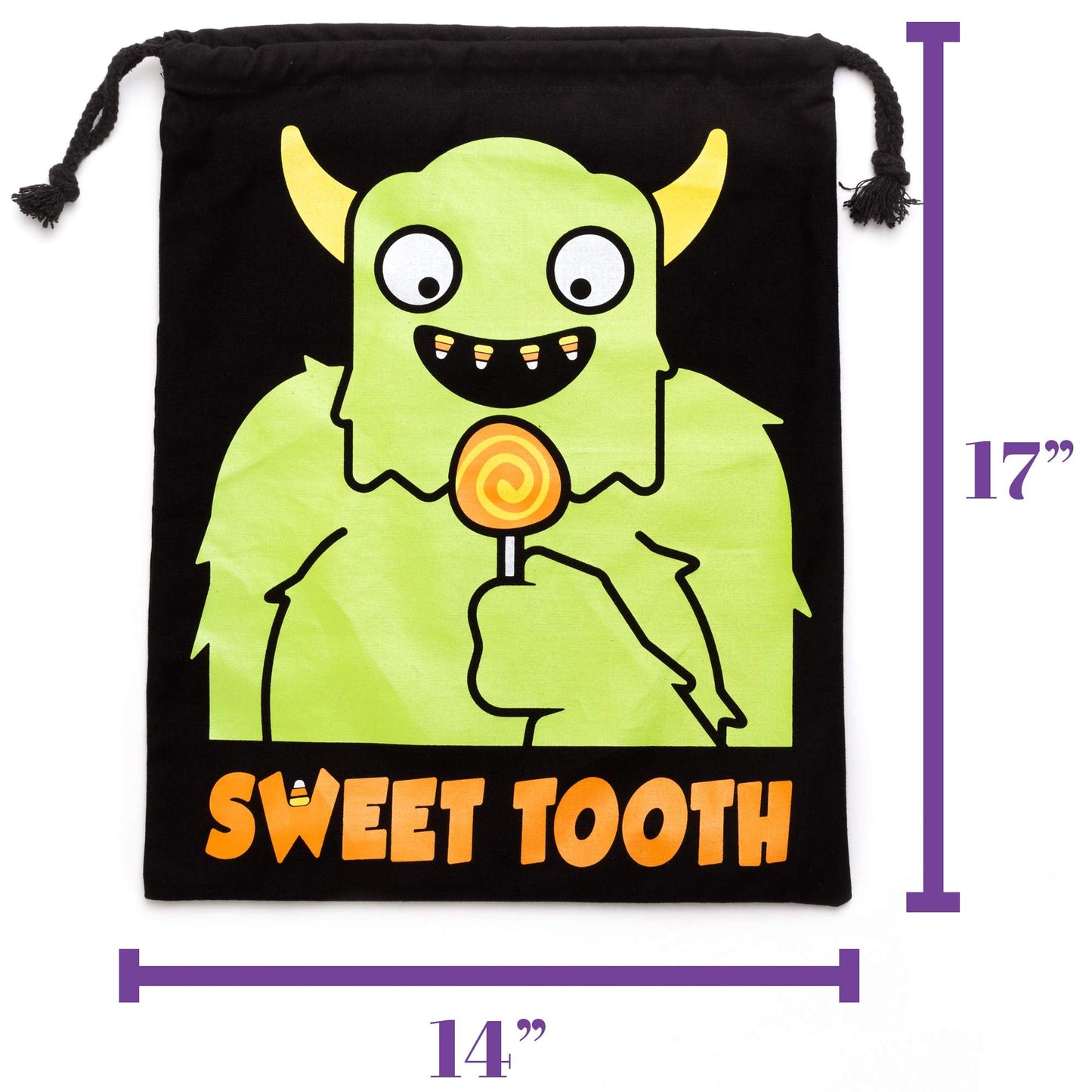 Trick or Treat Canvas Bag - Sweet Tooth