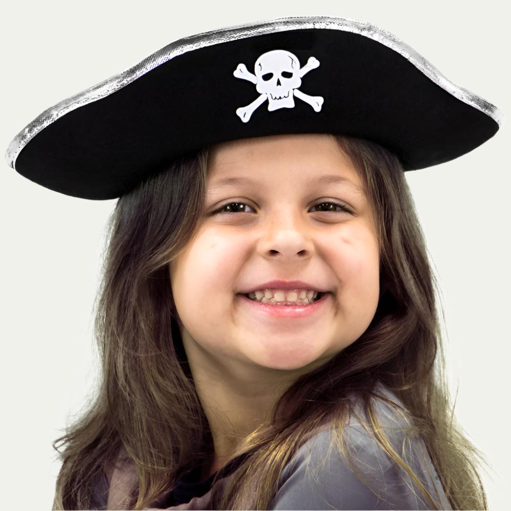 Hard Shell Tricorne Pirate Hat