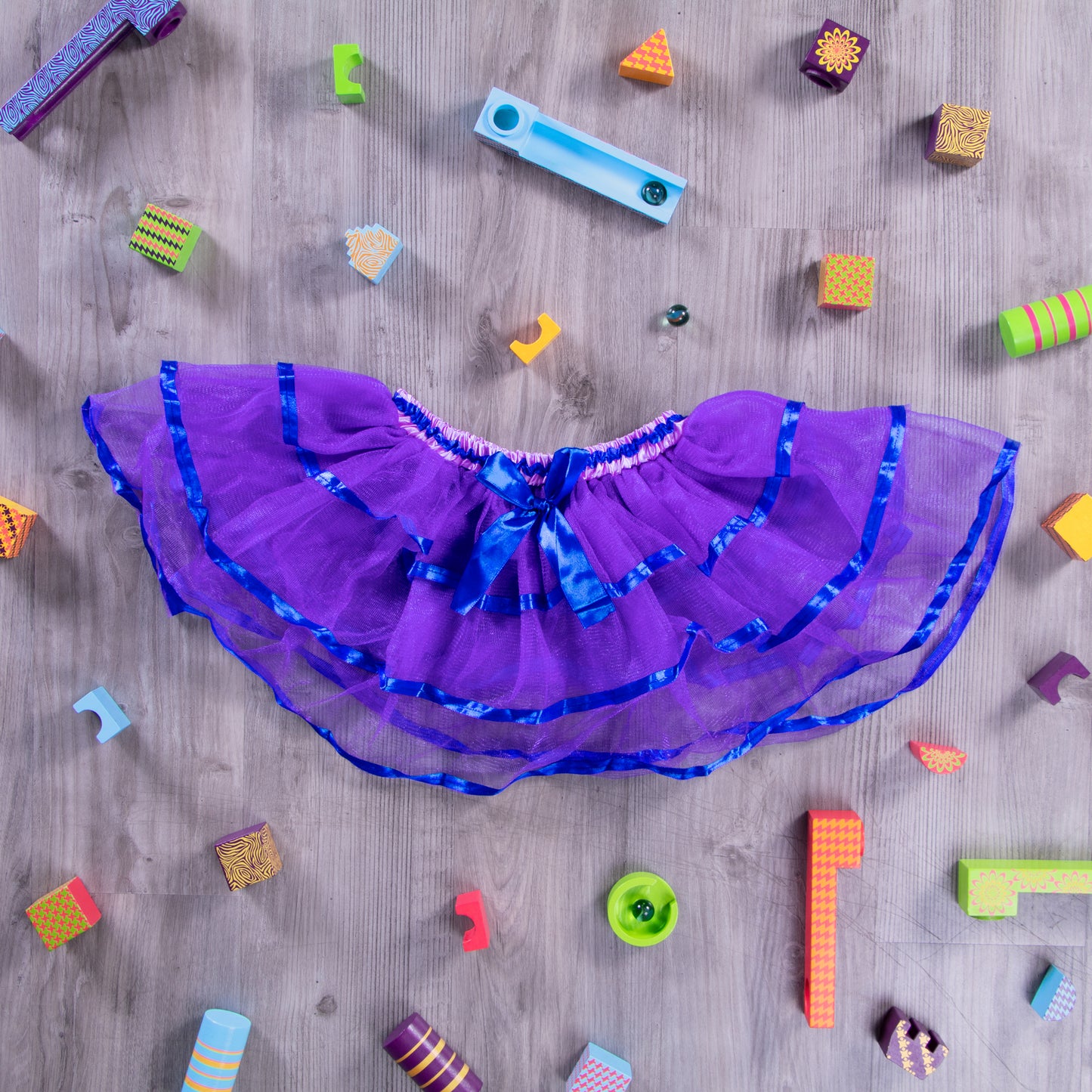 Toddler Tutu, Purple/Blue