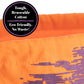 Trick or Treat Canvas Bag - Orange Cauldron