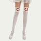 Thigh High Costume Tights - Naughty Nurse